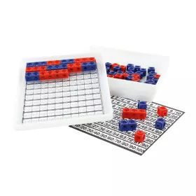 Steckwürfel-Multibox mit 100 Steckwürfeln