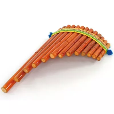 Blasinstrument, Räucherstäbchen?, Holzzweige, Stimmholz, Kunsthandwerk