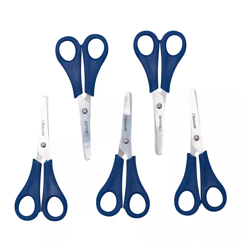 Scheren, blau, Sicherheitsschere, Kinder-Scheren, Metallklinge