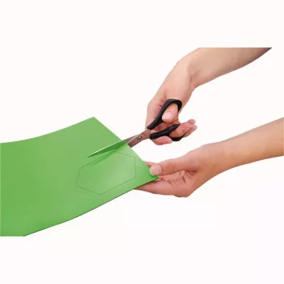 Schere, Schneiden, Papier, Grün, Basteln