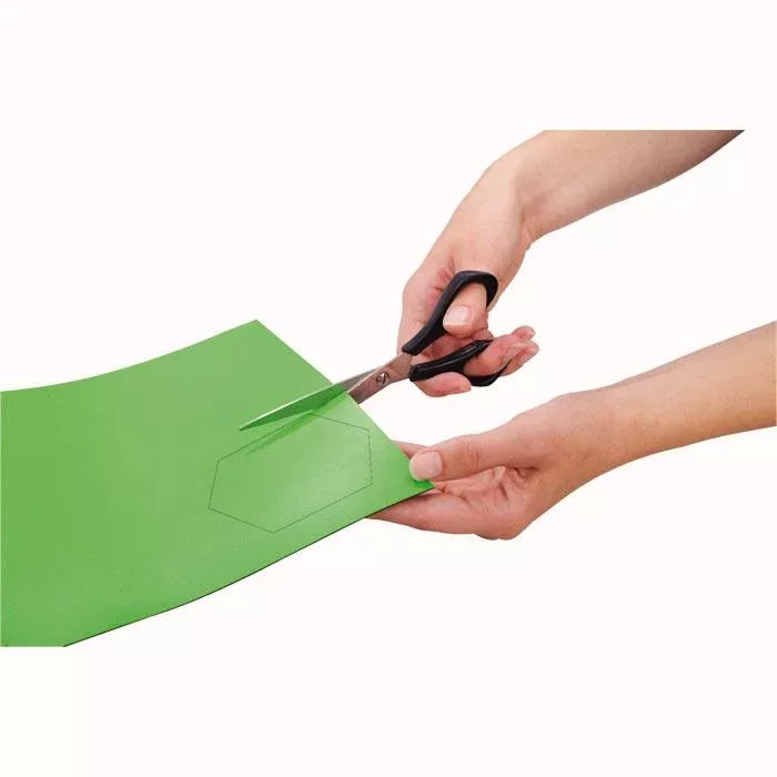 Schere, Schneiden, Papier, Grün, Basteln