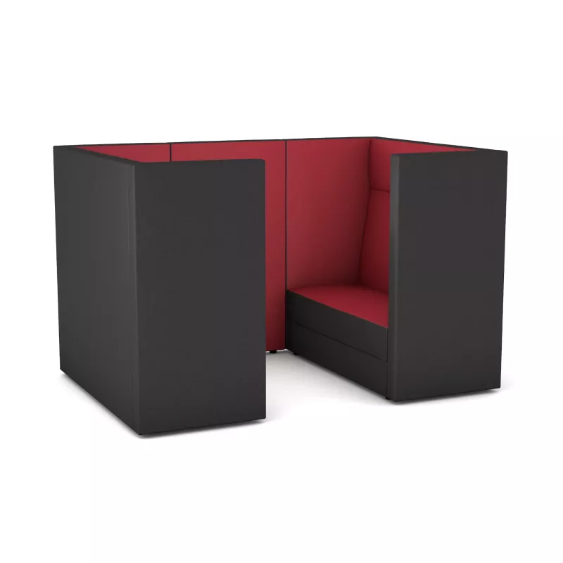 Ecksofa, Hochsitz, Stapelbar, Stuhlsessel, Roter Innenraum