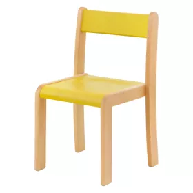 Massivholz Stuhl, Sitzhöhe: 30 cm, Buche Grün