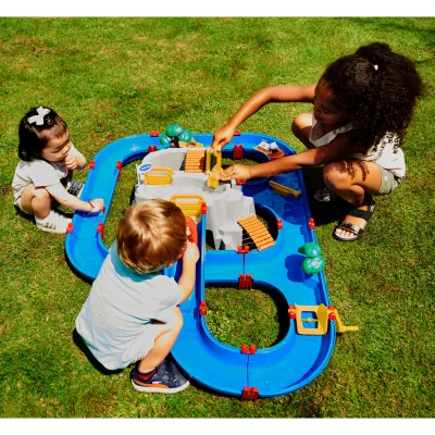 Spielzeugbahn, Kippbahn, Kinderspielset, Outdoor, Kunststoffbahn