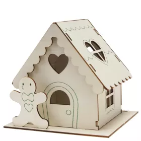 Lebkuchen-Teelichthaus, 3 Stück