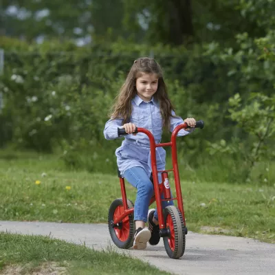 Kinderscooter, Roller, Rot, Fahrzeug, Outdoor