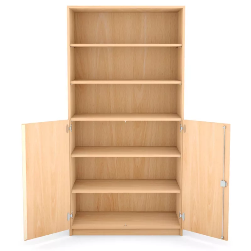 Schrank, Garderobenschrank, Regal, Holz, Schranktüren