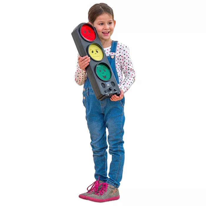 Kinderhaushaltsspiel, Verkehrssignal, spielerisches Lernspiel, Glatte Sohlen, Overalls