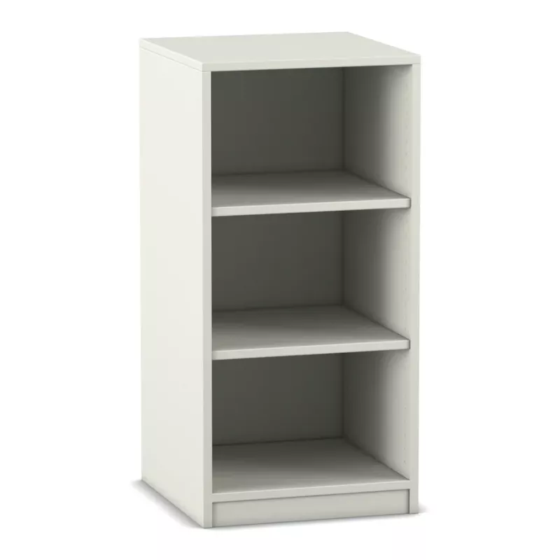 Regal, Schwarz-Weiß, Bücherregal, 3 Ablagen, Korpus