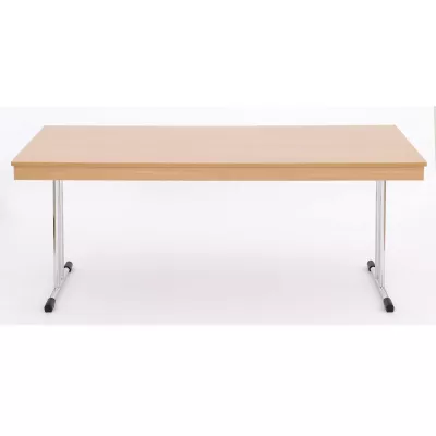 esstisch, holzoptik, massivholz, metalgestell, geradekante