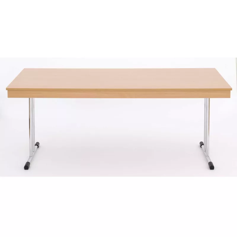 esstisch, holzoptik, massivholz, metalgestell, geradekante