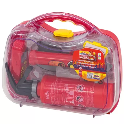 Feuerwehr-Set, Spielzeug-Feuerwehr, Koffer-Design, Branding sichtbar, Taschen-Set