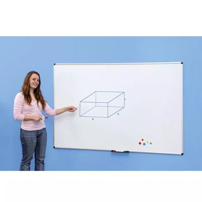 Whiteboard, Lehrerin, Diagramm, Marker, Klassenzimmer