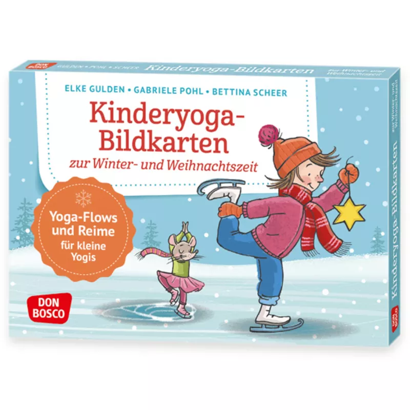 Kinderkarten, Yoga-Flows, Winter, Weihnachten, Bildkarten