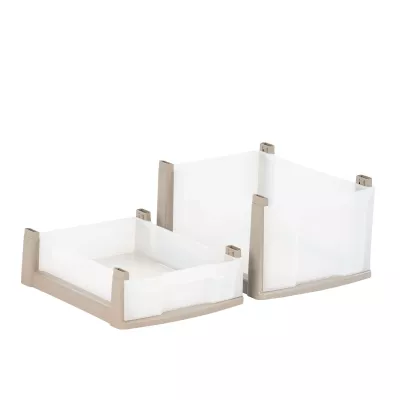 Aufbewahrungsbehälter, Aufbewahrungskasten, Schubladenbox, Transparent, Kartenbox