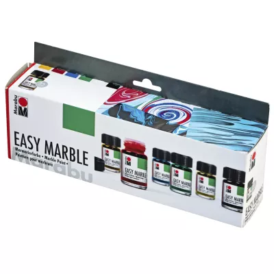 Malfarben, Marble-Effekt, Farbset, Acrylfarben, Set mit Farbstoffen