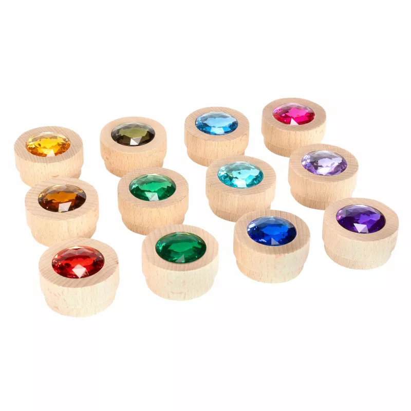 perlen, holzplättchen, bunte steine, glittersteine, spielset