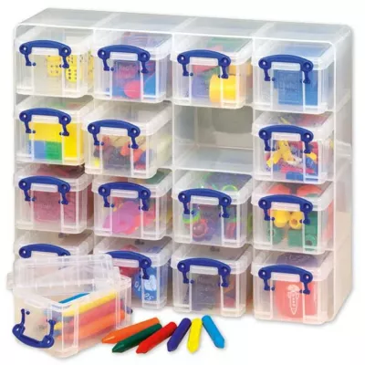 Aufbewahrungsboxen, Kunststoffbehälter, Sortiersystem, Bausteinboxen, Clip-Boxen