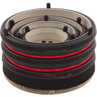 fishing reel line, spool, x-stream pp, red ring, multilayer spool