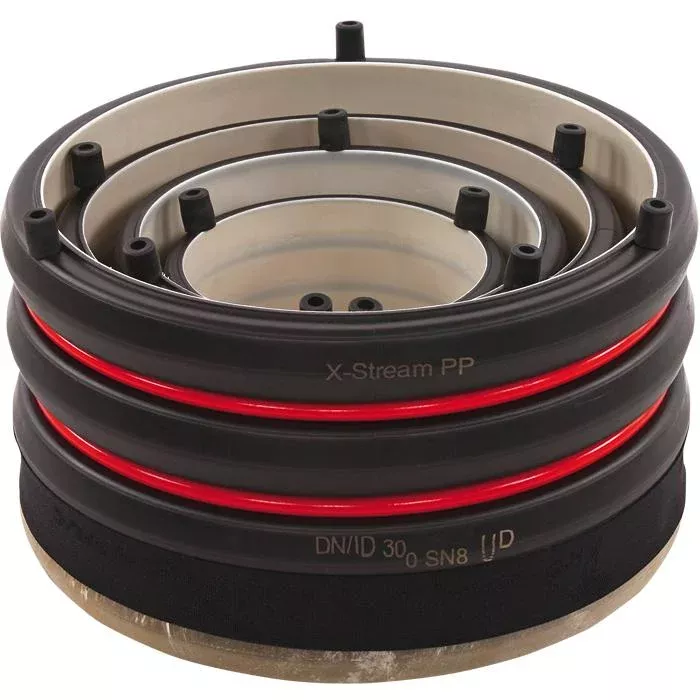 fishing reel line, spool, x-stream pp, red ring, multilayer spool