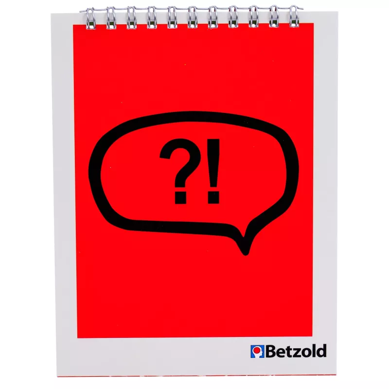 dialogue, frage, notizblock, rot, Betzold