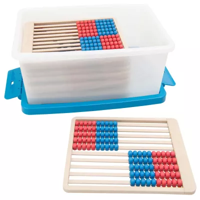 abacus, Rechenhilfe, Holzabacus, bunte Kugeln, Spielzeug Abakus