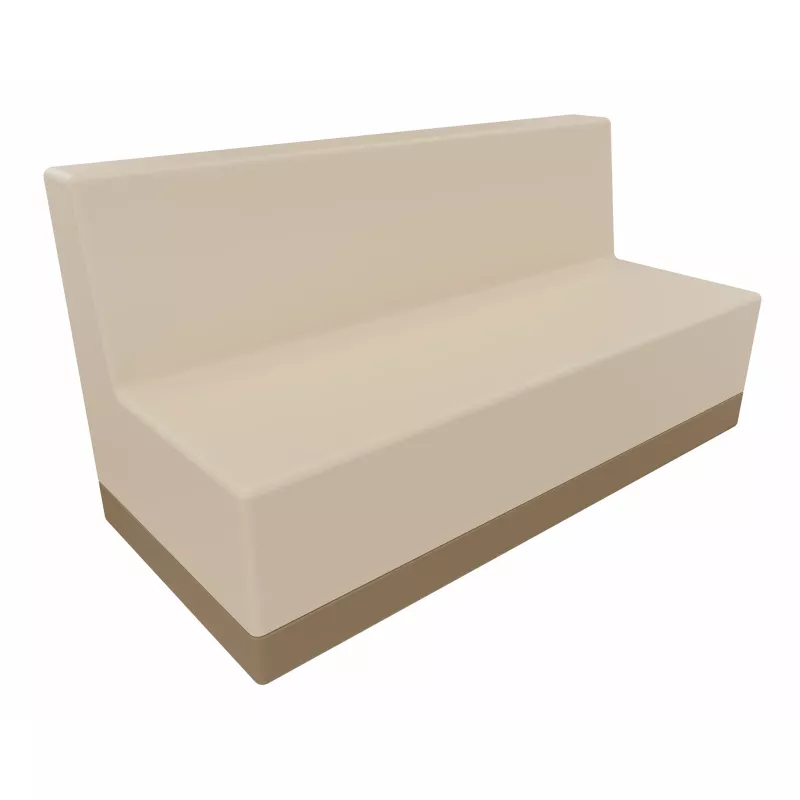 Sitzbank, Küchenbank, Beige, Boxenform, Gepolstert