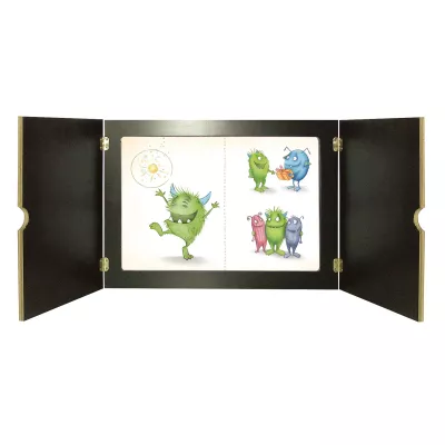 Kinderbuch, Bilderbuch, Monster, Cartoon, Aufklappbuch