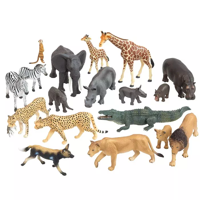 Tierfiguren, Tiermodelle, Tierfiguren Set, Wildtiere, Sammelfigurenset
