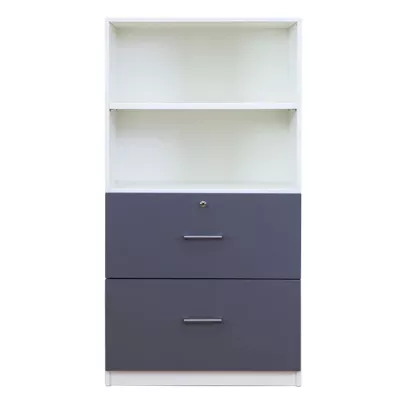 FLEXEO® Office – Schubladen-Schrank mit 2 hohen Schubladen H: 150,5 cm