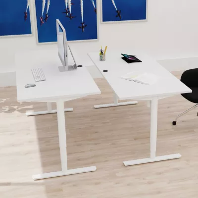 schreibtisch, office desk, computer desk, weißer tisch, büro einrichtung