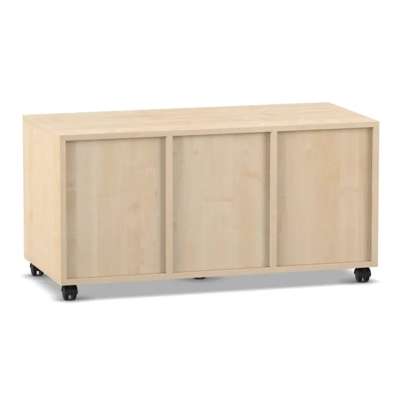 sideboard, Schrank, Holz, drei Türen, rollen
