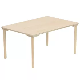 Rechteck-Tisch, 120 x 80 cm, Höhe 52 cm