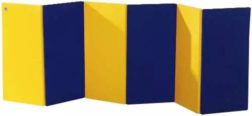 Paravent, Akustikpaneel, Farbfeld, Gelb, Blau