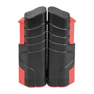 Halterung, Stoßdämpfer, Schaumstoffgriffe, Schwarz, Rot