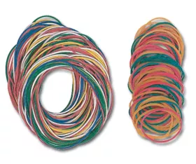 Gummiringe, 256 Stück, in 4 Größen