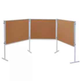 Profi-Stellwände Komplett-Set A: Tafelreihe in Kork