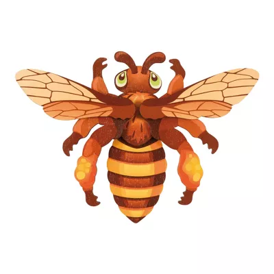 Wachsfigur, Biene, Insekt, Wespe, Tierfigur