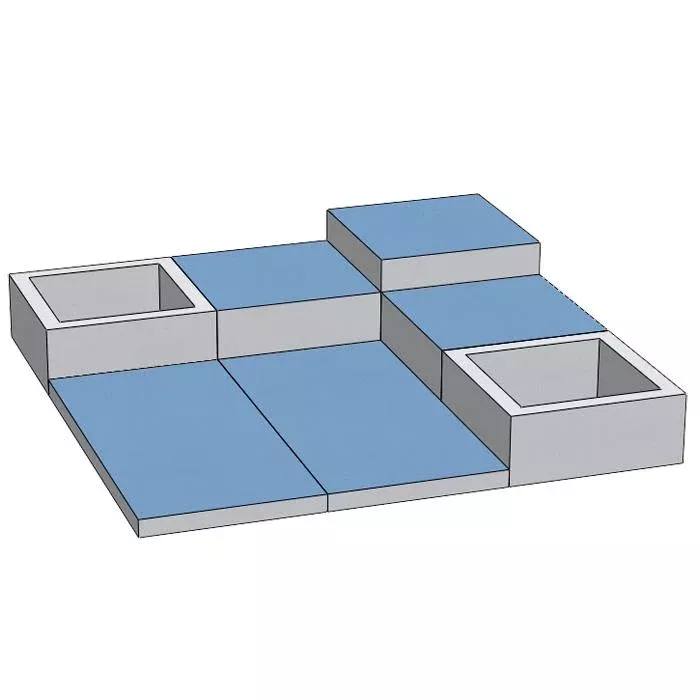 Bodenplatte, Dämmplatten, Fliesen, Kachelboden, Wandplatten