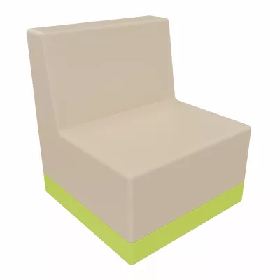 Stuhl, Sitz, Lounge-Stuhl, Beige, Neonbasis