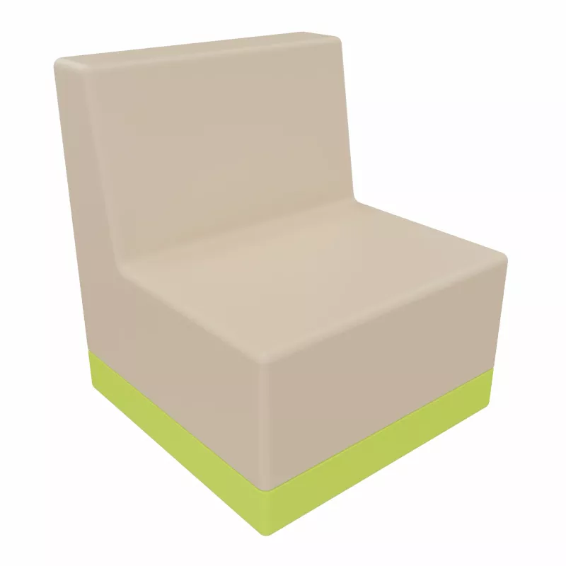 Stuhl, Sitz, Lounge-Stuhl, Beige, Neonbasis