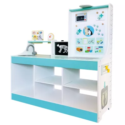 Kinderwerkbank, Tierarzt-Spielzeug, Puppenküche, Medizinische Spielzeug, Werkbank