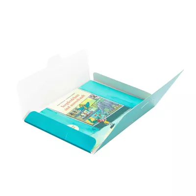 Kinderbuch, Buchbox, Cartoon, Naturfarben, Kunststoffbox