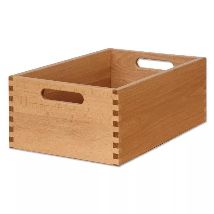 Holzkiste, Kasten, Aufbewahrung, Holzbox, Holzbox mit Grifflöchern