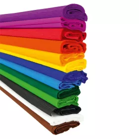 Krepp-Papier-Einzelfarben Schwarz