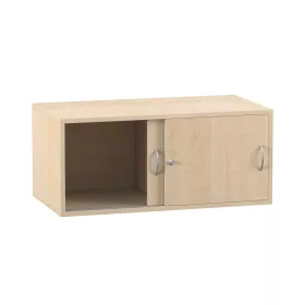 Aufsatz-Schiebetürenschrank, 41,1 x 94,4 cm, mit Mittelwand