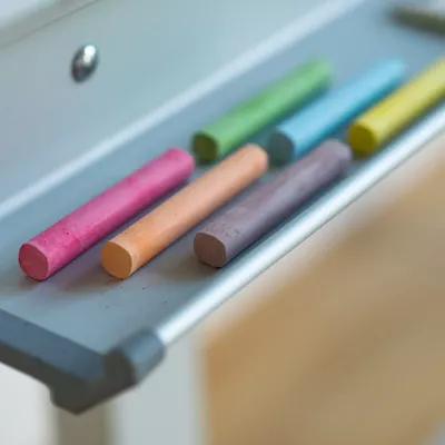 Kreide, Chalk, Schulkreide, Pastellkreide, Mehrfarbig
