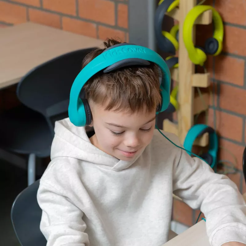 Kopfhörer, Kinderkopfhörer, Over-Ear, Türkis, Headset