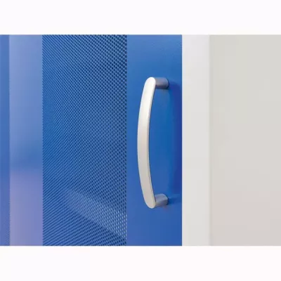 blau, Schrank, Tür, Griff, Mesh