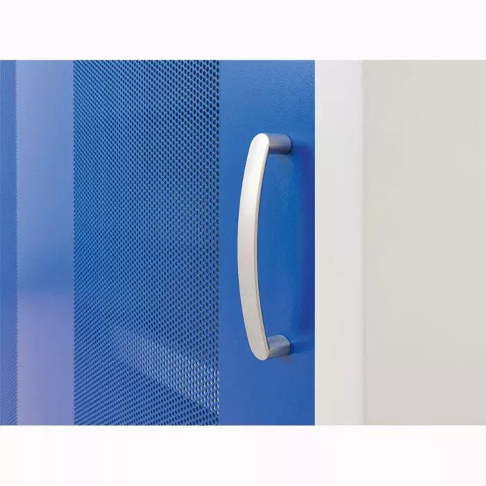 blau, Schrank, Tür, Griff, Mesh